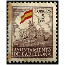 (29) Exposición Internacional de Barcelona. 1941. 5 Céntimos