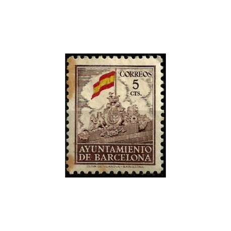 (29) Exposición Internacional de Barcelona. 1941. 5 Céntimos