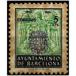(61) Exposición Internacional de Barcelona. 1944. 5 Céntimos