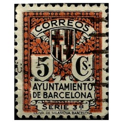(11) Exposición Internacional de Barcelona. 1932-35. 5 Céntimos