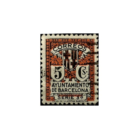 (11) Exposición Internacional de Barcelona. 1932-35. 5 Céntimos