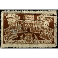 (69) Exposición Internacional de Barcelona. 1945. 5 Céntimos