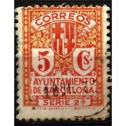 (10) Exposición Internacional de Barcelona. 1932-1935. 5 Céntimos