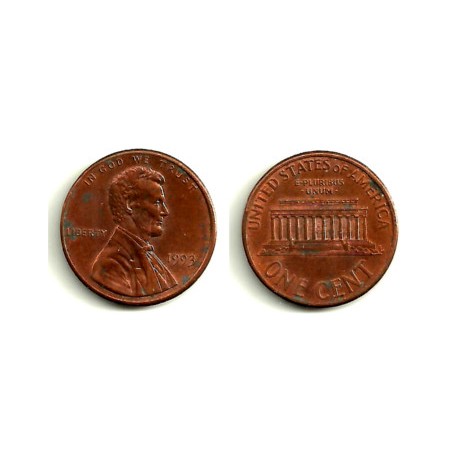 (201) Estados Unidos de América. 1993. 1 Cent (BC)