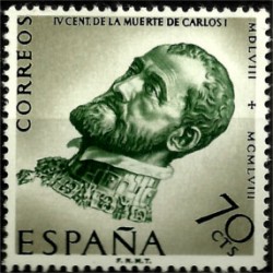 (1226) 1958. 70 Céntimos. IV Cent. muerte Carlos I