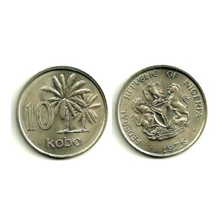 (10.1) Nigeria. 1976. 10 Kobo (SC)
