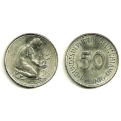 (109.2) Alemania. 1972(D). 50 Pfennig (MBC)