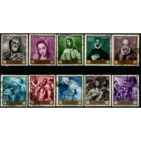 (1330 a 1339) 1961. Serie Completa. El Greco