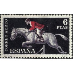 (1318) 1960. 6 Pesetas. Deportes. Hípica