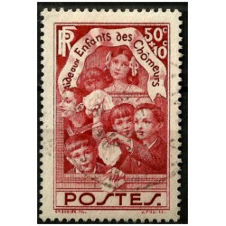 (B46) Francia. 1936. 0,50 + 0,10 Francs. Hijos de Desempleados (Usado)