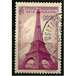(B85) Francia. 1939. 0,90 + 0,50 Francs. Torre Eiffel (Usado)