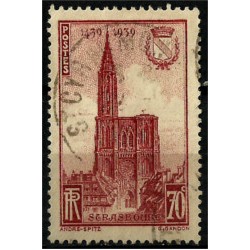 (391) Francia. 1939. 0,70 Francs. Strasbourg (Usado)