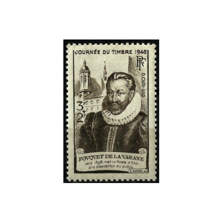 (B206) Francia. 1946. 3 + 2 Francs. Fouquet de la Varane (Nuevo)