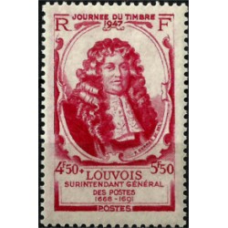 (B218) Francia. 1948. 4,50 + 5,50 Francs. Louvois (Nuevo)