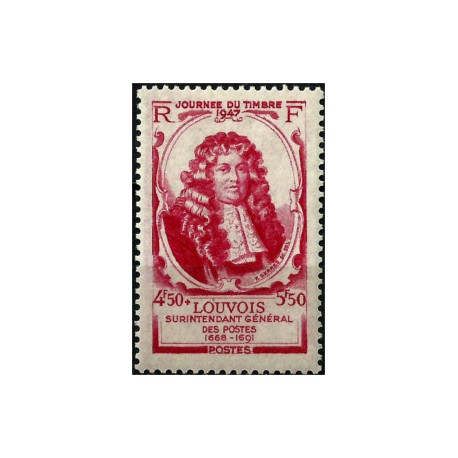 (B218) Francia. 1948. 4,50 + 5,50 Francs. Louvois (Nuevo)