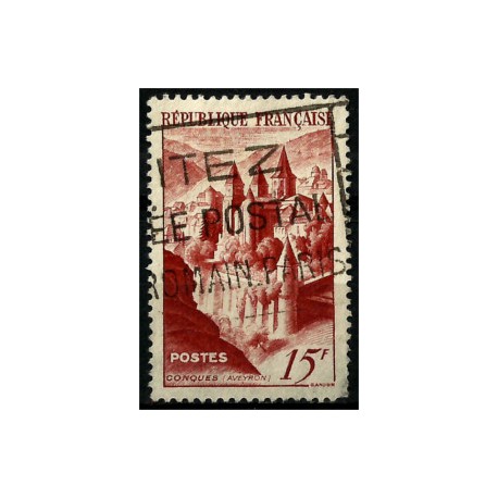 (590) Francia. 1947. 15 Francs. Conques, Aveyron (Usado)