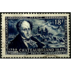 (603) Francia. 1948. 18 Francs. Chateaubriand (Usado)
