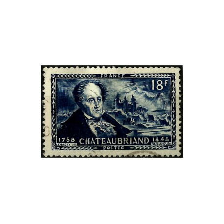 (603) Francia. 1948. 18 Francs. Chateaubriand (Usado)