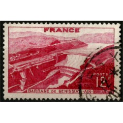 (607) Francia. 1948. 12 Francs. Barrage de Genissiat (Usado)