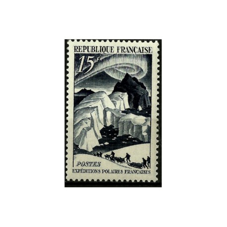 (611) Francia. 1949. 15 Francs. Expediciones Polares (Nuevo)