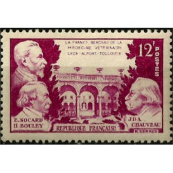 (655) Francia. 1951. 12 Francs. Medicina Veterinaria (Nuevo)