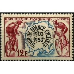 (693) Francia. 1953. 12 Francs. Tour de Francia (Nuevo)