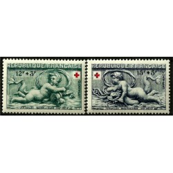 (B273-B274) Francia. 1952. Serie Completa. Cruz Roja (Nuevo)