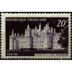 (678) Francia. 1952. 20 Francs. Chateaux de la Loire, Chambord (Nuevo)