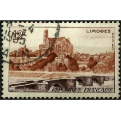 (763) Francia. 1955. 12 Francs. Limoges (Usado)