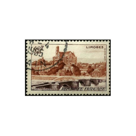 (763) Francia. 1955. 12 Francs. Limoges (Usado)
