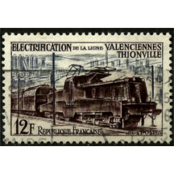 (768) Francia. 1955. 12 Francs. Tren electrico (Usado)