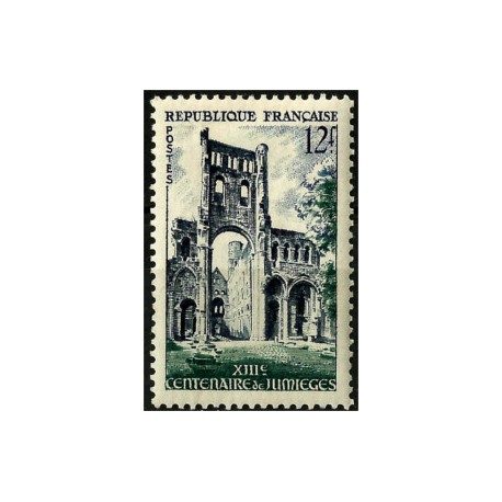 (725) Francia. 1954. 12 Francs. Jumieges (Nuevo)