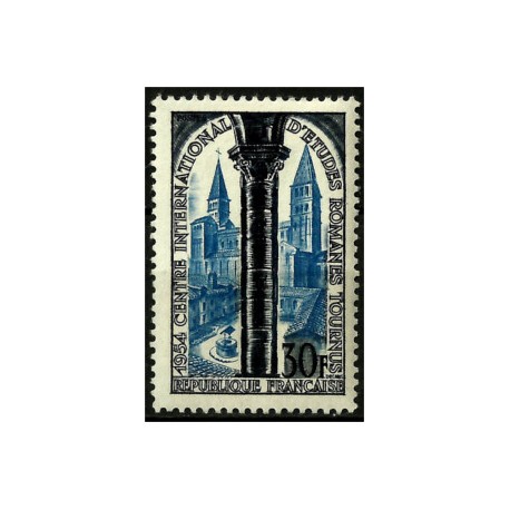 (726) Francia. 1954. 30 Francs. Tournus (Nuevo)