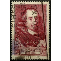 (323) Francia. 1937. 0,75 Francs. Pierre Corneille (Usado)
