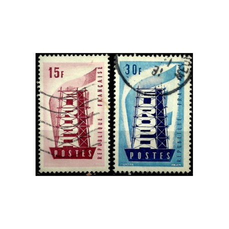 (805-806) Francia. 1956. Serie Completa. Europa (Usado)