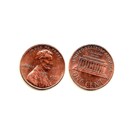 (201) Estados Unidos de América. 1977. 1 Cent (EBC)