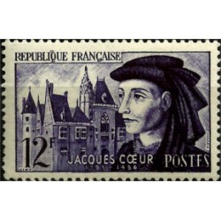 (772) Francia. 1955. 12 Francs. Jacques Coeur (Nuevo)