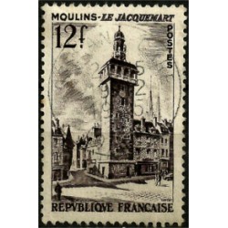 (769) Francia. 1955. 12 Francs. Moulins Le Jacquenart (Usado)