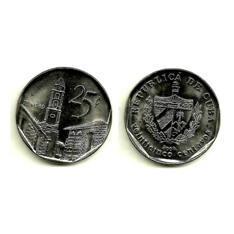 (577.2) Cuba. 2008. 25 Centavos (SC)