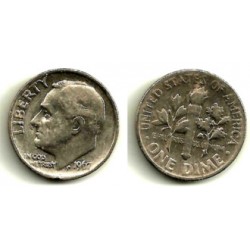 (195a) Estados Unidos de América. 1967. 1 Dime (MBC)