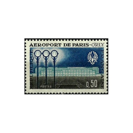 (986) Francia. 1961. 0,50 Francs. Aeropuerto de Paris (Nuevo)