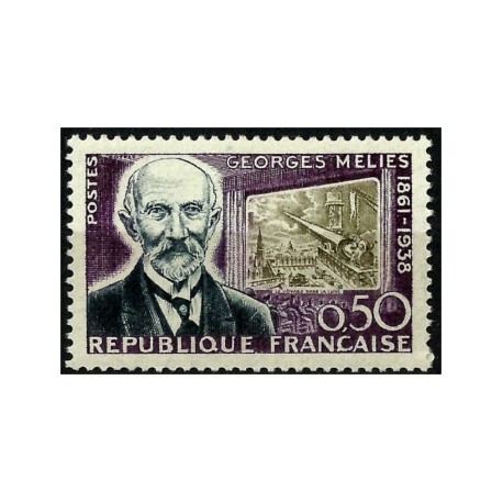 (987) Francia. 1961. 0,50 Francs. Georges Melies (Nuevo)