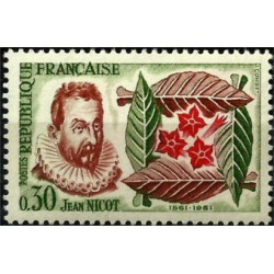 (989) Francia. 1961. 0,30 Francs. Jean Nicot (Nuevo)