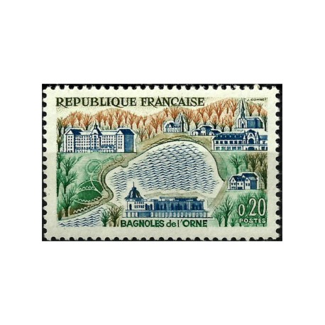 (994) Francia. 1961. 0,20 Francs. Bagnoles de l'Orne (Nuevo)