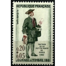 (B349) Francia. 1961. 0,20 + 0,05 Francs. Día del Sello (Nuevo)