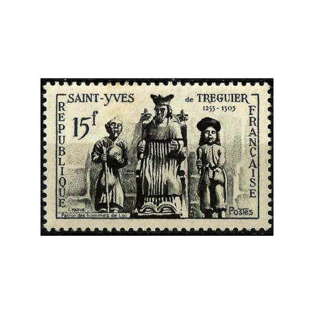 (798) Francia. 1956. 15 Francs. Saint-Yves de Treguier (Nuevo)