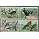 (978 a 981) Francia. 1960. Serie Competa. Aves (Nuevo)