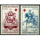 (B347-B348) Francia. 1960. Serie Completa. Cruz Roja (Nuevo)