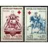(B347-B348) Francia. 1960. Serie Completa. Cruz Roja (Nuevo)