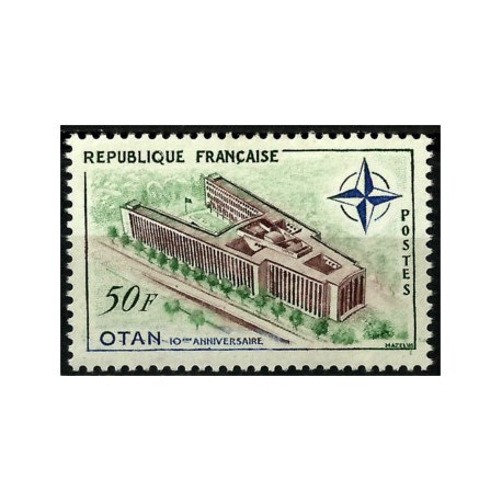 (937) Francia. 1959. 50 Francs. OTAN (Nuevo)